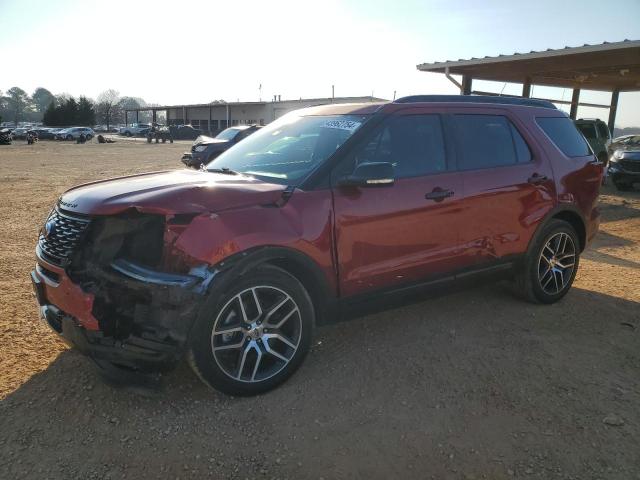 1FM5K8GT5JGA62934 - 2018 FORD EXPLORER SPORT RED photo 1