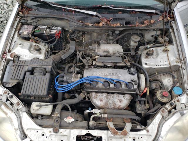 1HGEJ7221VL108774 - 1997 HONDA CIVIC HX SILVER photo 11