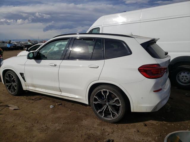 5YMTS0C05L9B87989 - 2020 BMW X3 M COMPETITION WHITE photo 2