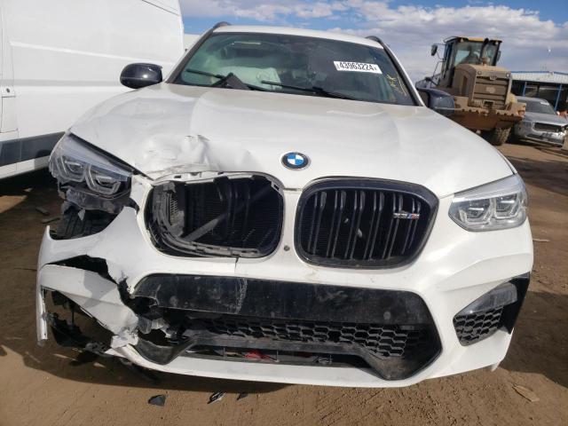 5YMTS0C05L9B87989 - 2020 BMW X3 M COMPETITION WHITE photo 5