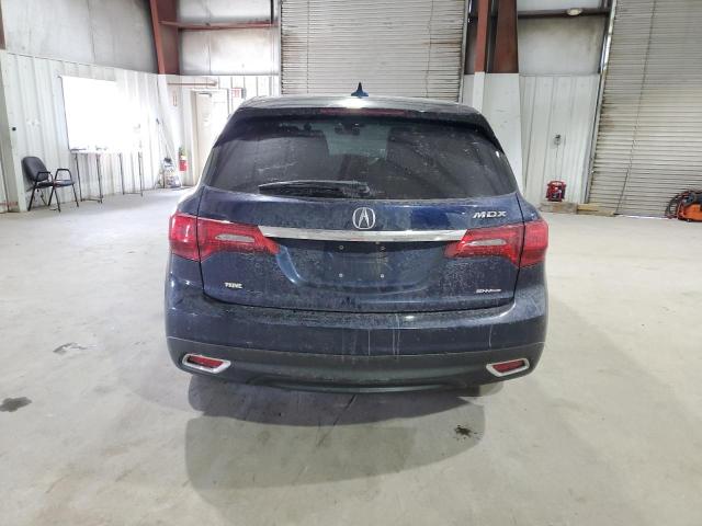 5FRYD4H42GB015552 - 2016 ACURA MDX TECHNOLOGY BLUE photo 6