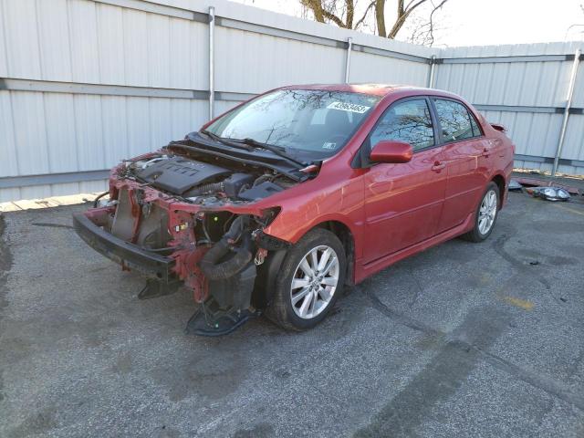 2T1BU4EE8AC491904 - 2010 TOYOTA COROLLA BASE RED photo 1