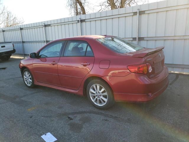 2T1BU4EE8AC491904 - 2010 TOYOTA COROLLA BASE RED photo 2