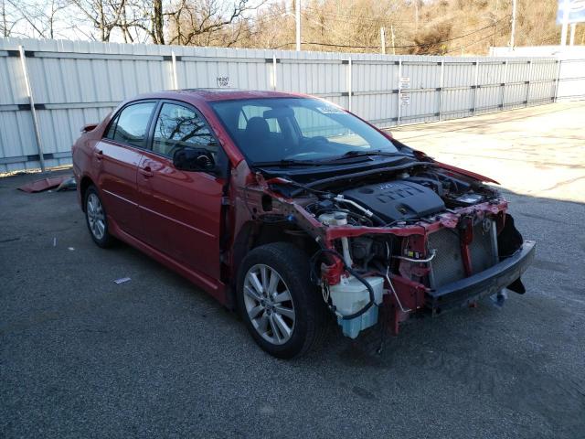 2T1BU4EE8AC491904 - 2010 TOYOTA COROLLA BASE RED photo 4