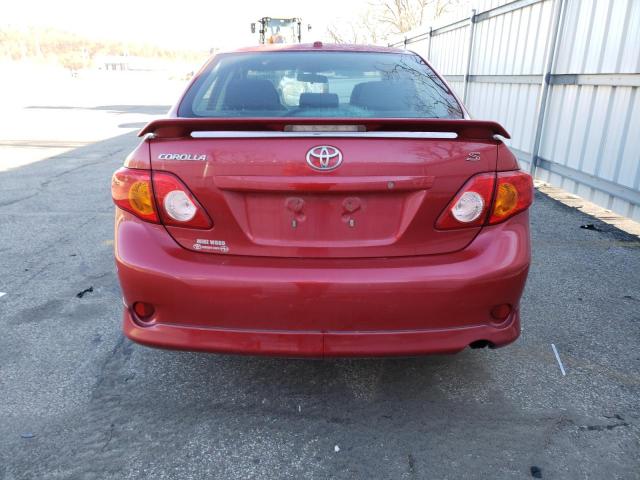 2T1BU4EE8AC491904 - 2010 TOYOTA COROLLA BASE RED photo 6