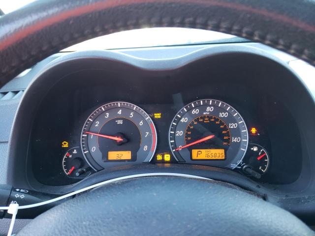 2T1BU4EE8AC491904 - 2010 TOYOTA COROLLA BASE RED photo 9