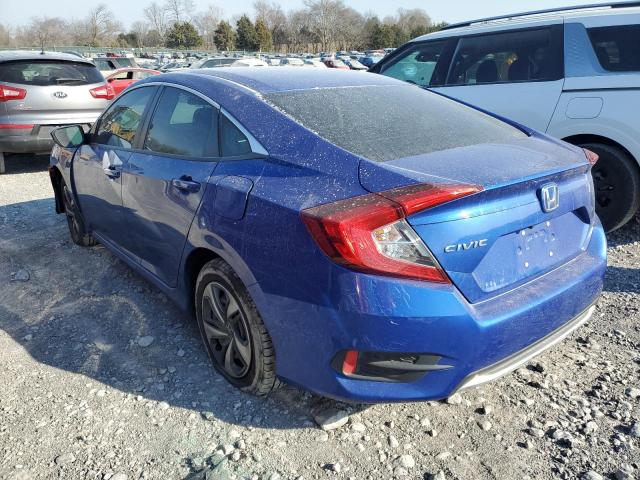 19XFC2F60LE028336 - 2020 HONDA CIVIC LX BLUE photo 2