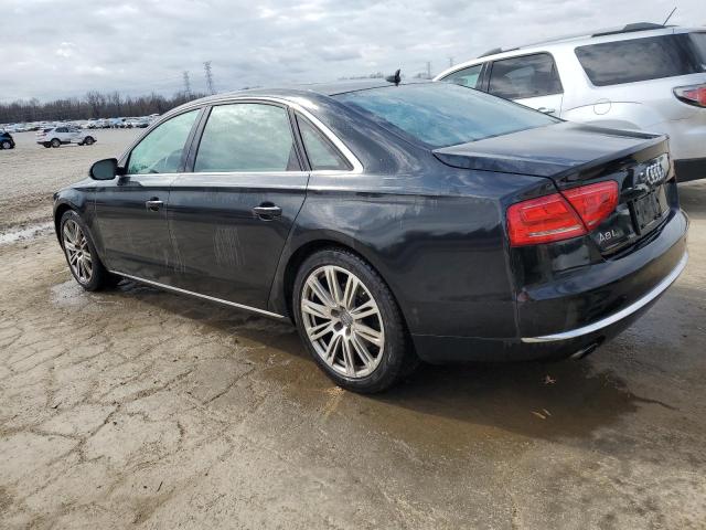 WAURGAFD2EN007686 - 2014 AUDI A8 L QUATTRO BLACK photo 2