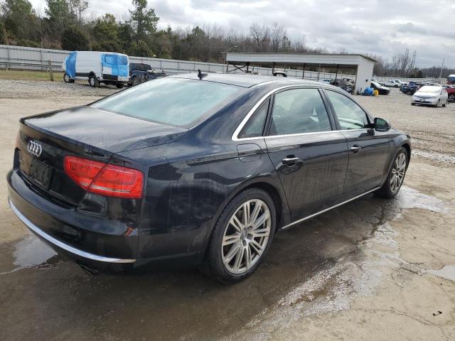 WAURGAFD2EN007686 - 2014 AUDI A8 L QUATTRO BLACK photo 3