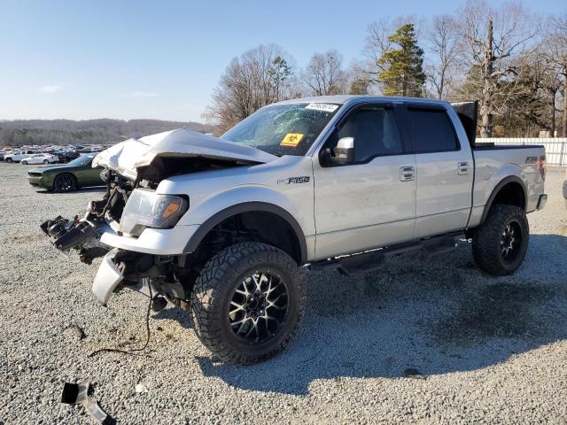 1FTFW1EF7DFD44651 - 2013 FORD F150 SUPERCREW SILVER photo 1