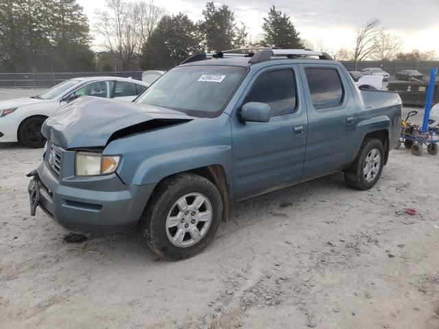 2HJYK16576H519696 - 2006 HONDA RIDGELINE RTL BLUE photo 1