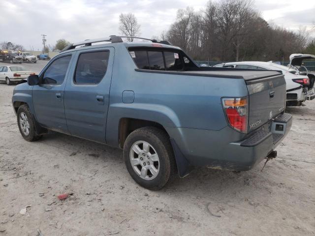 2HJYK16576H519696 - 2006 HONDA RIDGELINE RTL BLUE photo 2