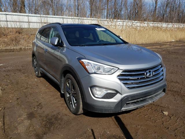 KM8SRDHF1FU104864 - 2015 HYUNDAI SANTA FE GLS SILVER photo 4