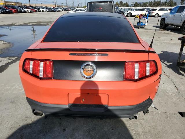 1ZVBP8CU0C5255754 - 2012 FORD MUSTANG BOSS 302 ORANGE photo 6