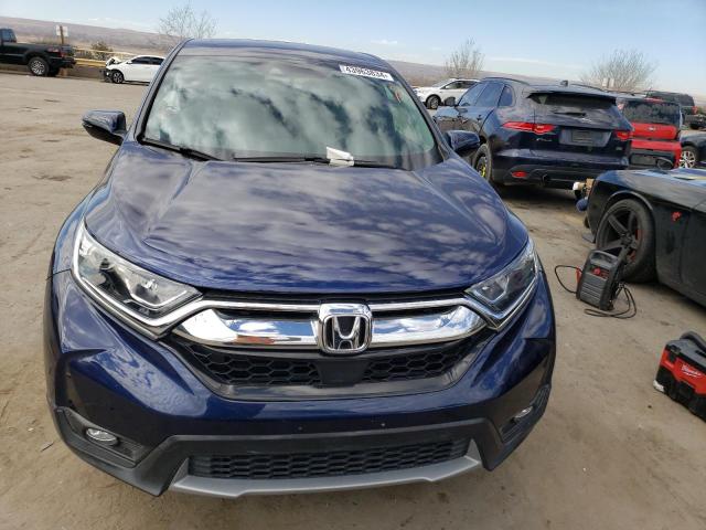 2HKRW2H54HH659943 - 2017 HONDA CR-V EX BLUE photo 5