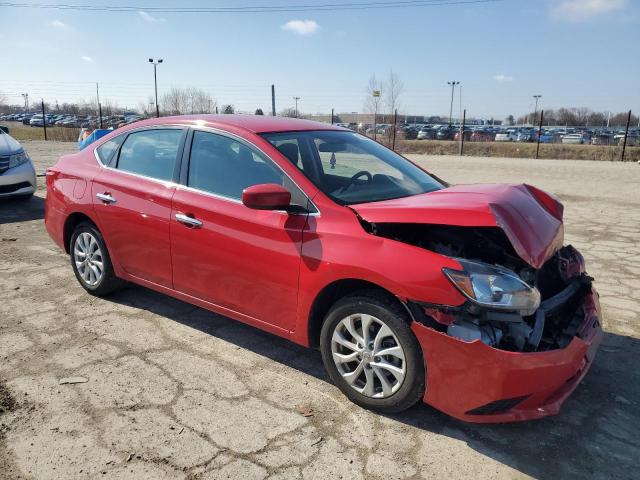 3N1AB7AP7JL640474 - 2018 NISSAN SENTRA S RED photo 4