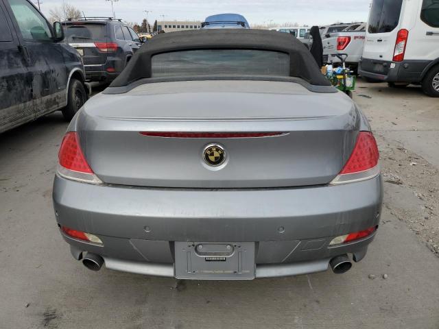 WBAEK13426CN75029 - 2006 BMW 650 I SILVER photo 6