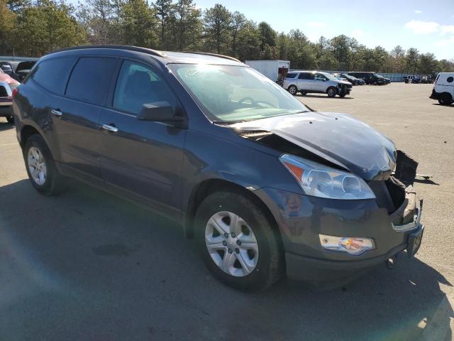 1GNKVFED9BJ179359 - 2011 CHEVROLET TRAVERSE LS GRAY photo 4