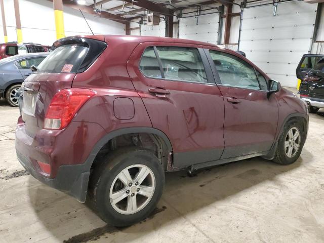 3GNCJNSB6HL269194 - 2017 CHEVROLET TRAX LS MAROON photo 3