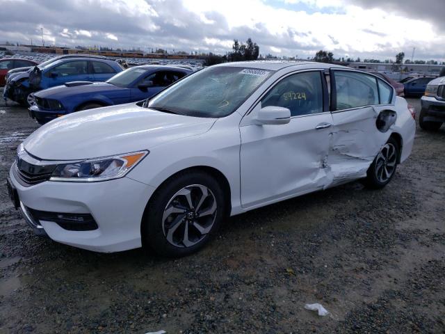 1HGCR2F84GA036369 - 2016 HONDA ACCORD EXL WHITE photo 1