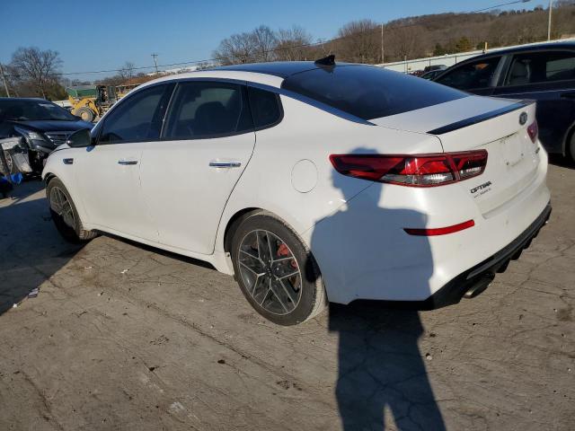 5XXGW4L24LG431882 - 2020 KIA OPTIMA SX WHITE photo 2