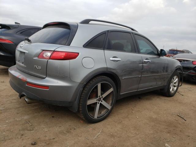 JNRAS08W85X210741 - 2005 INFINITI FX35 GRAY photo 3