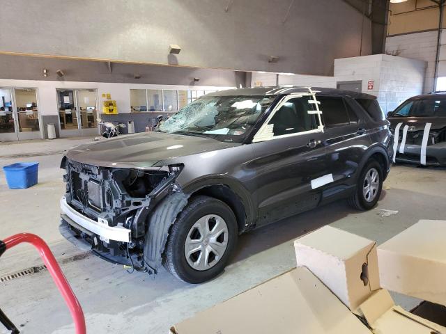 1FM5K8AB4LGC52372 - 2020 FORD EXPLORER POLICE INTERCEPTOR ნაცრისფერი ფოტო 1