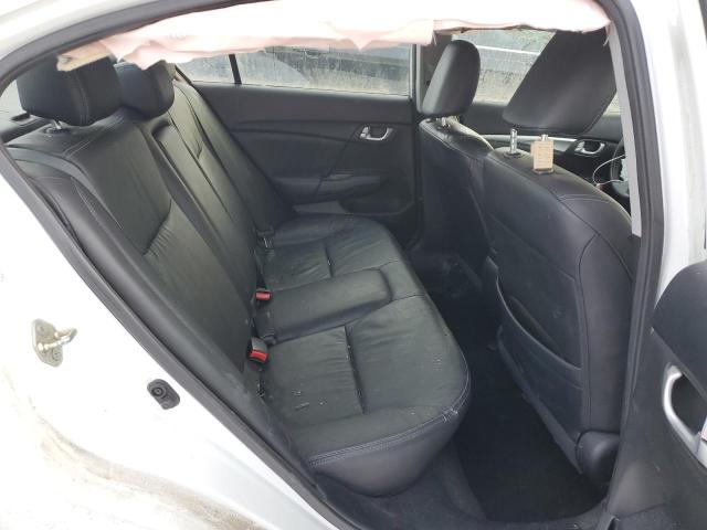 19XFB2F94EE216034 - 2014 HONDA CIVIC EXL WHITE photo 10