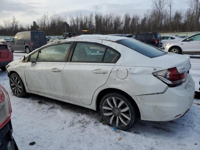 19XFB2F94EE216034 - 2014 HONDA CIVIC EXL WHITE photo 2