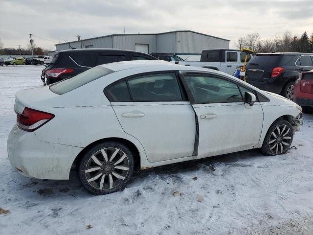 19XFB2F94EE216034 - 2014 HONDA CIVIC EXL WHITE photo 3