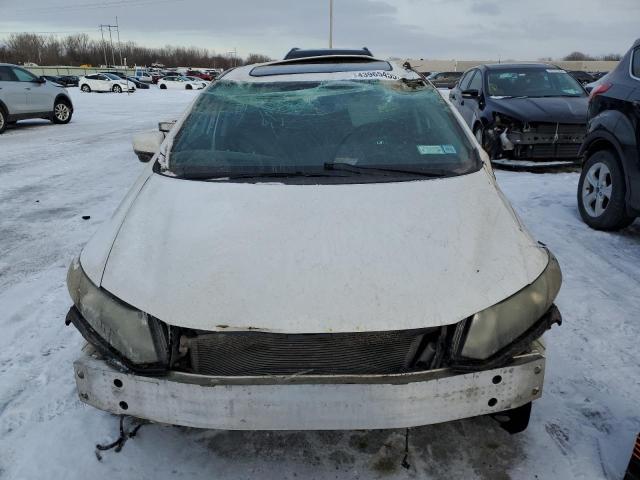 19XFB2F94EE216034 - 2014 HONDA CIVIC EXL WHITE photo 5