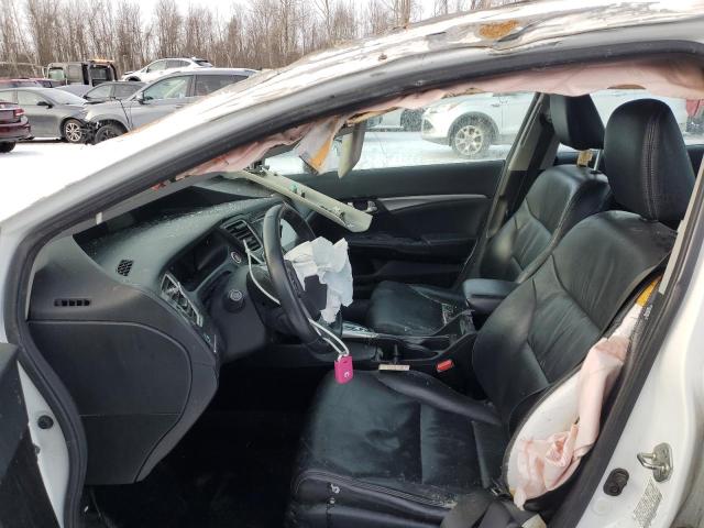 19XFB2F94EE216034 - 2014 HONDA CIVIC EXL WHITE photo 7