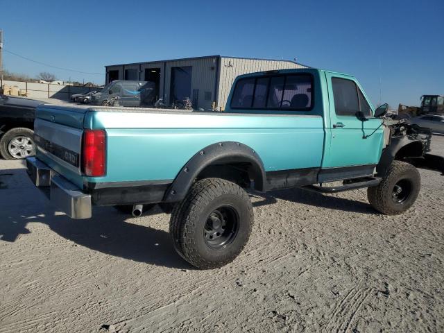 1FTEF14N2SLA33003 - 1995 FORD F150 TURQUOISE photo 3