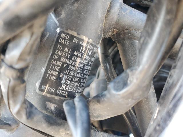JKAEXEJ18HDA01291 - 2017 KAWASAKI EX650 J შავი ფოტო 9