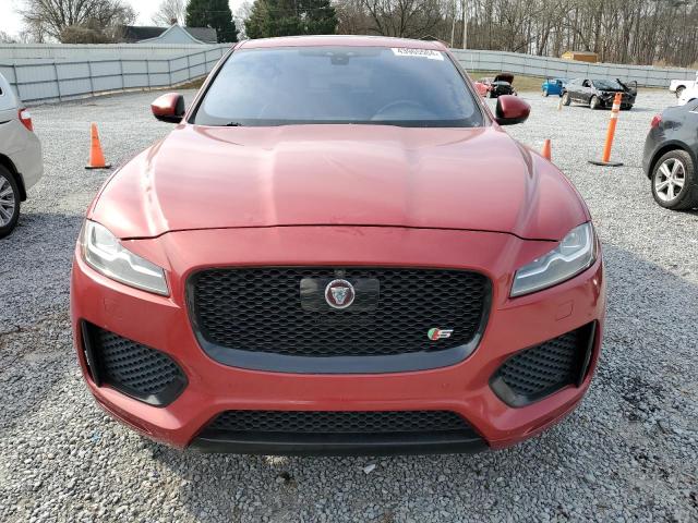 SADCM2BV8HA096704 - 2017 JAGUAR F-PACE S RED photo 5