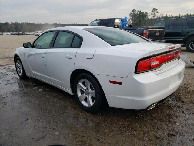 2C3CDXBG9EH170448 - 2014 DODGE CHARGER SE WHITE photo 2