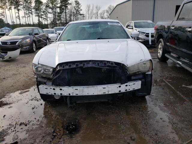 2C3CDXBG9EH170448 - 2014 DODGE CHARGER SE WHITE photo 5