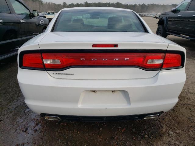 2C3CDXBG9EH170448 - 2014 DODGE CHARGER SE WHITE photo 6