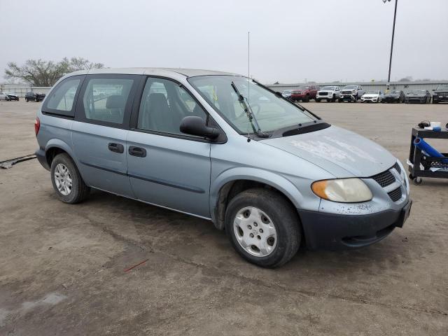 1D4GP25373B144276 - 2003 DODGE CARAVAN SE BLUE photo 4