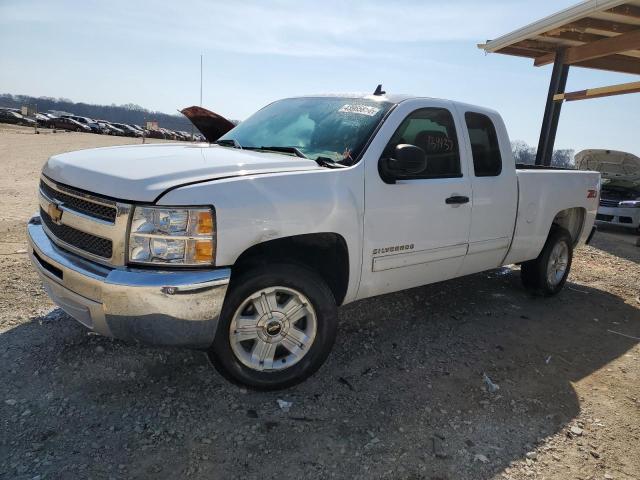 1GCRCSE0XDZ264511 - 2013 CHEVROLET SILVERADO C1500 LT WHITE photo 1