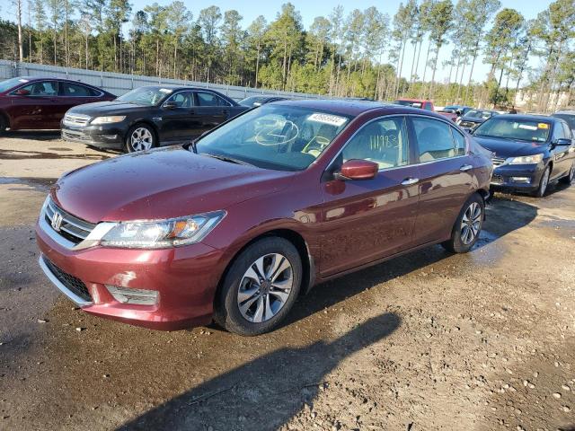 1HGCR2F34DA120952 - 2013 HONDA ACCORD LX BURGUNDY photo 1