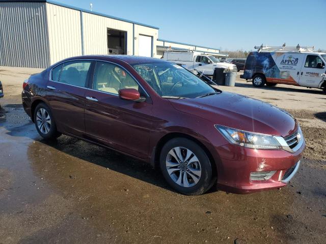 1HGCR2F34DA120952 - 2013 HONDA ACCORD LX BURGUNDY photo 4