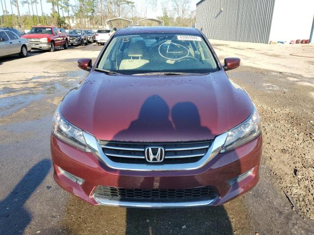 1HGCR2F34DA120952 - 2013 HONDA ACCORD LX BURGUNDY photo 5