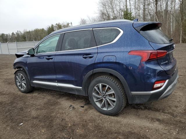 5NMS3CADXKH006846 - 2019 HYUNDAI SANTA FE SEL BLUE photo 2