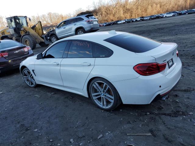 WBA4J3C59KBL05265 - 2019 BMW 430XI GRAN COUPE WHITE photo 2