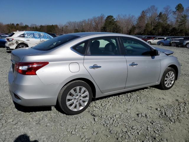 3N1AB7AP0KY282199 - 2019 NISSAN SENTRA S SILVER photo 3