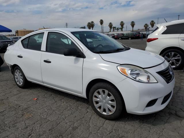 3N1CN7AP7EL832712 - 2014 NISSAN VERSA S WHITE photo 4