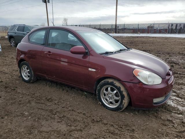 KMHCN36CX7U032793 - 2007 HYUNDAI ACCENT SE BURGUNDY photo 4