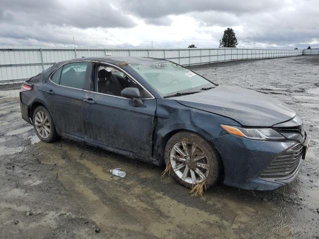 4T1B11HK1KU779689 - 2019 TOYOTA CAMRY L BLUE photo 4