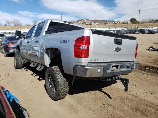 3GCPKSE78DG139921 - 2013 CHEVROLET SILVERADO K1500 LT SILVER photo 2